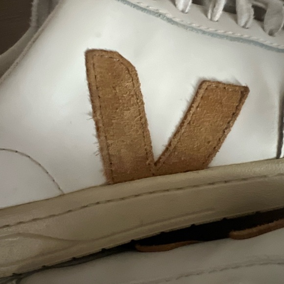 VEJA Sneakers V-12 extra white camel sneakers in 5 - Picture 5 of 7